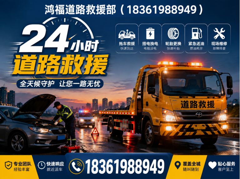 苏州24小时道路救援展示图